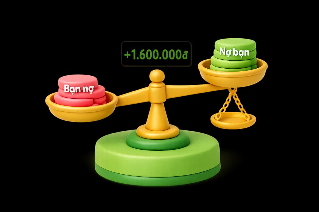 Dashboard cân bằng nợ